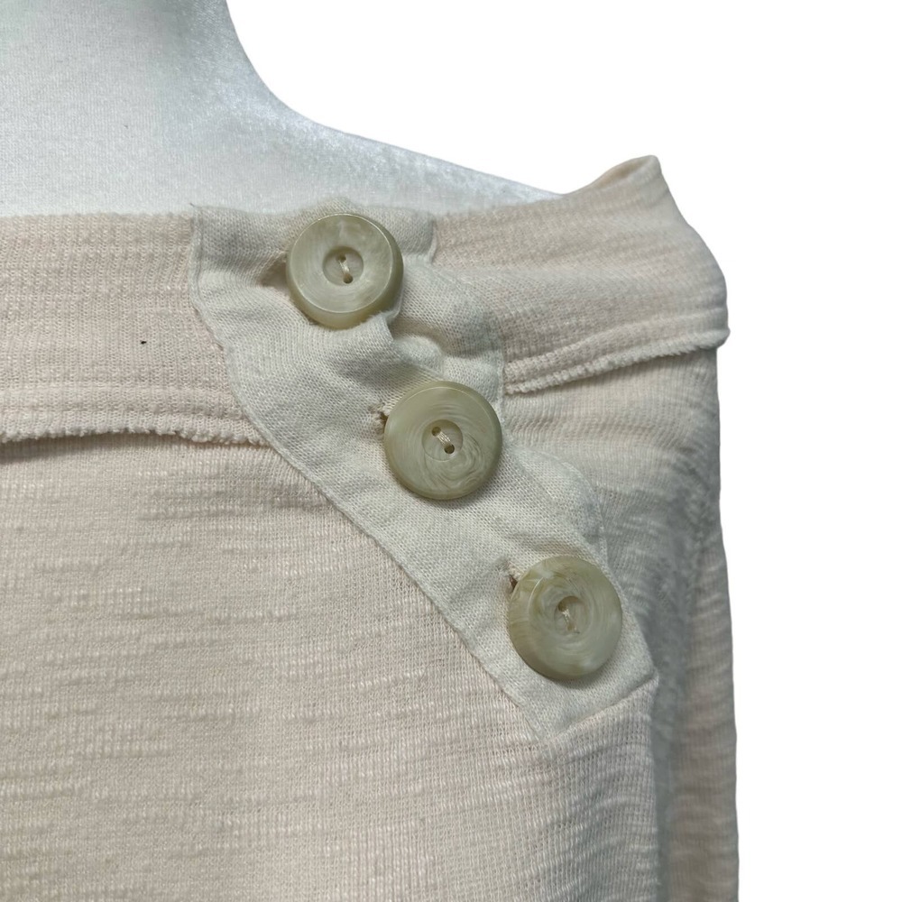 Free People Long Sleeve Pullover Top Women’s sz. S Relaxed Fit Cream - Picture 3 of 9